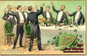 Traditionally the Irish drink during wakes to honor the dead. Saint Patrick’s day is celebrated on the day it is thought Saint Patrick died… making the holiday similar to being at his wake. This makes drinking a natural choice.